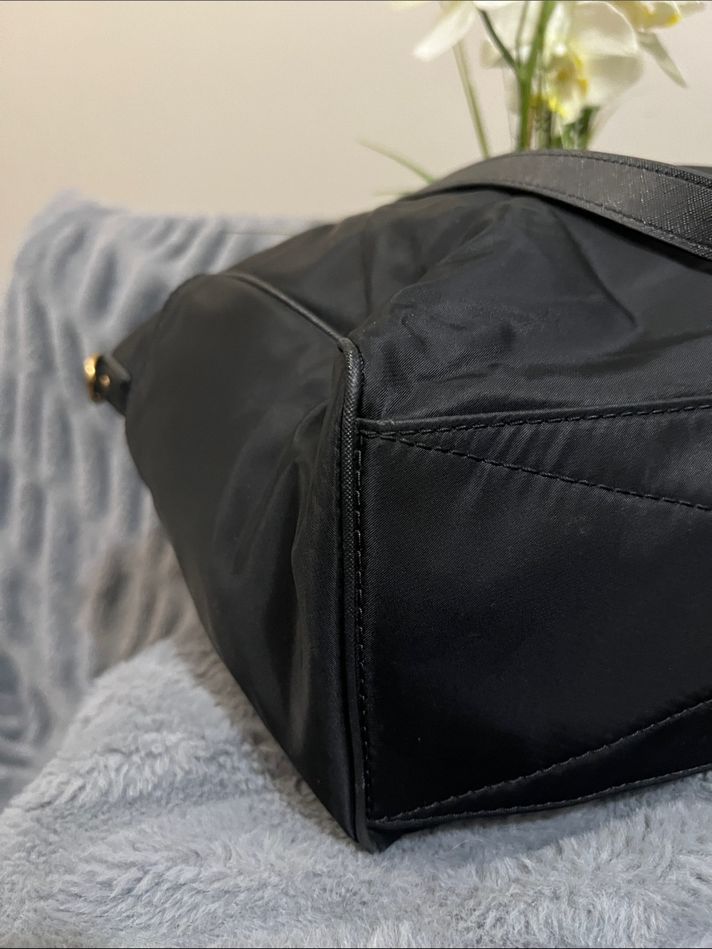 Marc Jacobs Trooper Black Nylon XL Tote GUC retail $295 - Picture 6 of 9